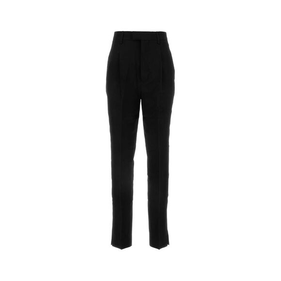 Ami Women Black Wool Pant - Picture 1 of 2